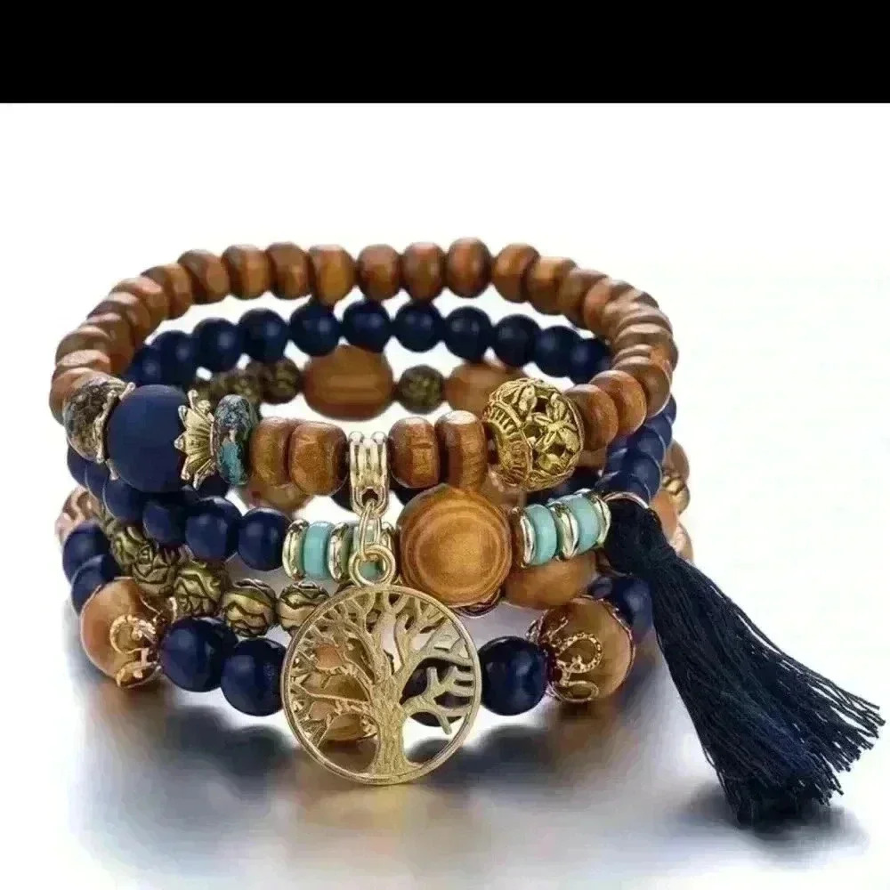 - Stunning Bracelet Set - Tree of Life - Picture 2 of 2